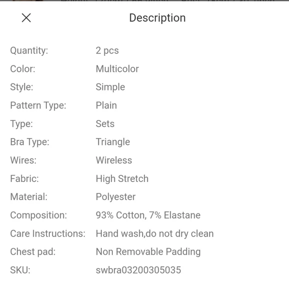 SHEIN Ribbed Harness Bra Set - Picture 13 of 13